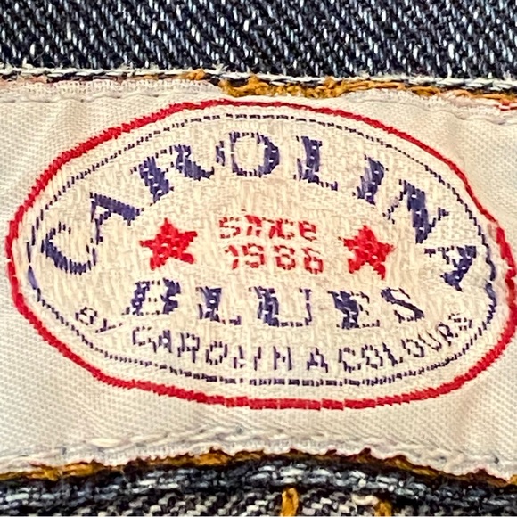 Carolina Blues Denim Flared Leg High Waisted Jeans size 12 - Picture 10 of 12